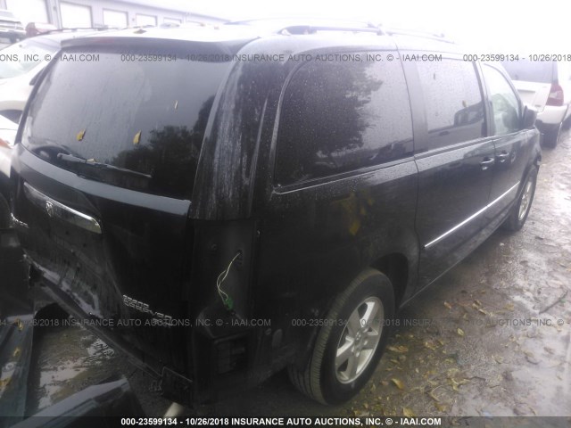 2D4RN5D19AR420794 - 2010 DODGE GRAND CARAVAN SXT BLACK photo 4