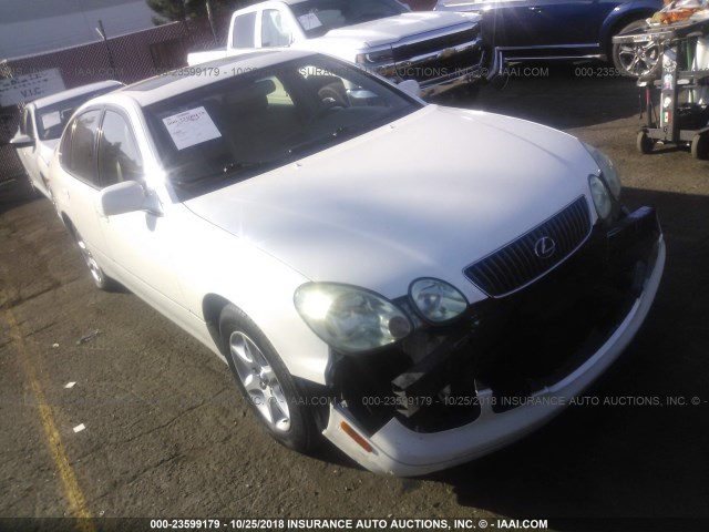 JT8BD69SX50205223 - 2005 LEXUS GS 300 WHITE photo 1