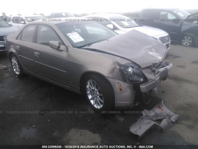 1G6DP577170168014 - 2007 CADILLAC CTS HI FEATURE V6 BROWN photo 1