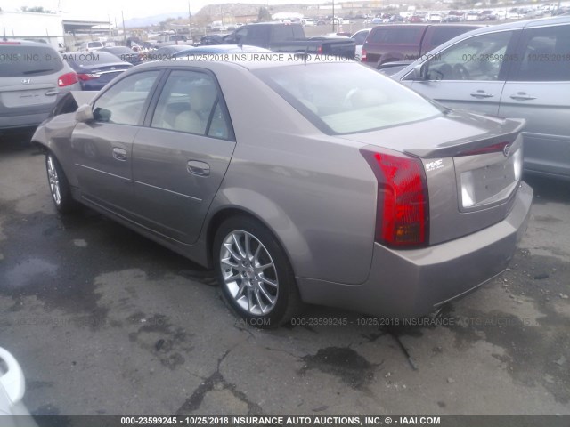 1G6DP577170168014 - 2007 CADILLAC CTS HI FEATURE V6 BROWN photo 3