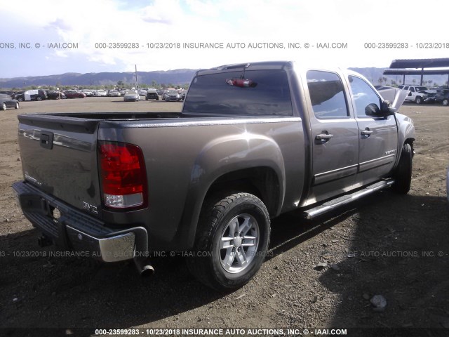 2GTEC13J681208858 - 2008 GMC SIERRA C1500 GRAY photo 4