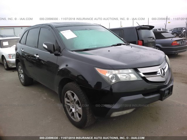 2HNYD28477H547289 - 2007 ACURA MDX TECHNOLOGY BLACK photo 1