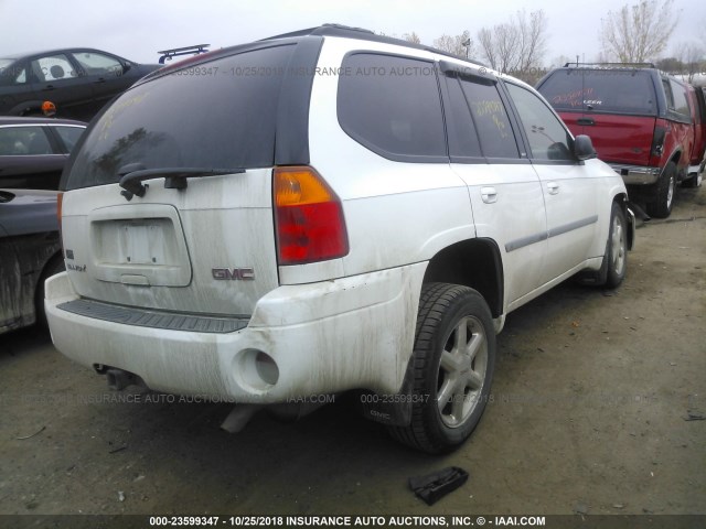 1GKDT13S382153259 - 2008 GMC ENVOY WHITE photo 4