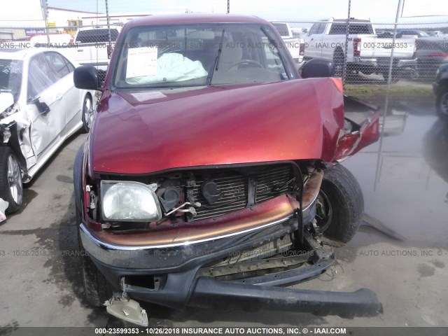5TEGN92N23Z198078 - 2003 TOYOTA TACOMA DOUBLE CAB PRERUNNER RED photo 6