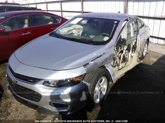 1G1ZB5ST6HF179314 - 2017 CHEVROLET MALIBU LS SILVER photo 6