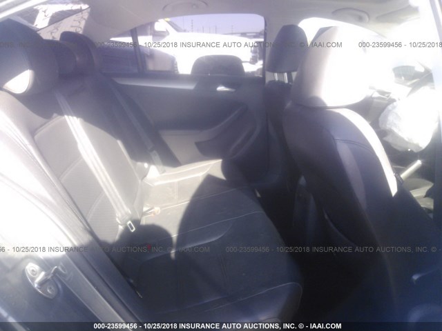 3VWLL7AJXEM428129 - 2014 VOLKSWAGEN JETTA TDI GRAY photo 8