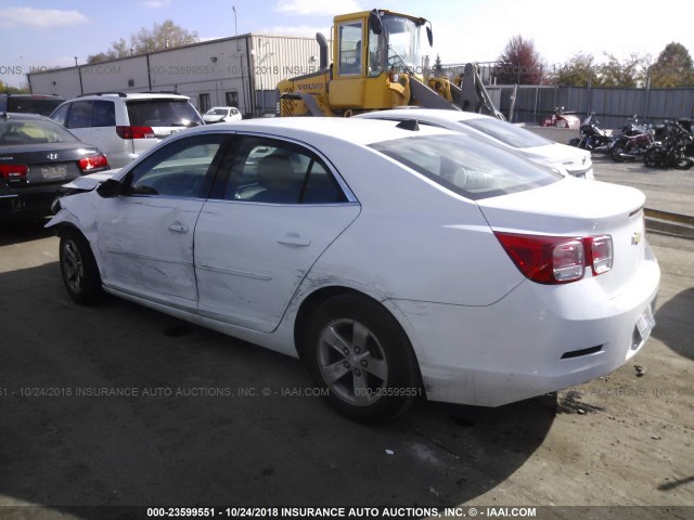 1G11B5SA4DF236244 - 2013 CHEVROLET MALIBU LS WHITE photo 3