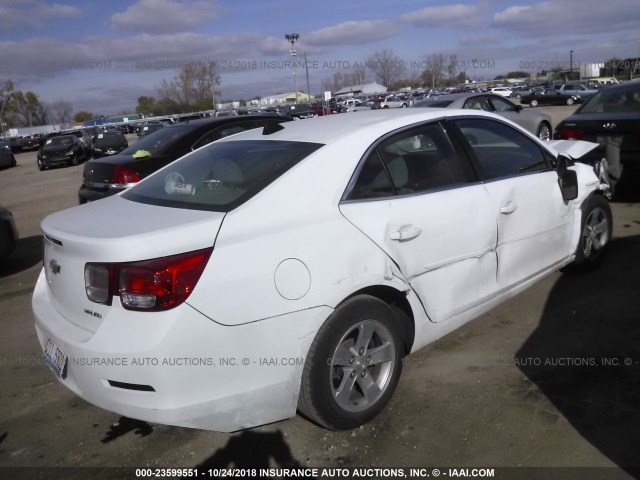 1G11B5SA4DF236244 - 2013 CHEVROLET MALIBU LS WHITE photo 4