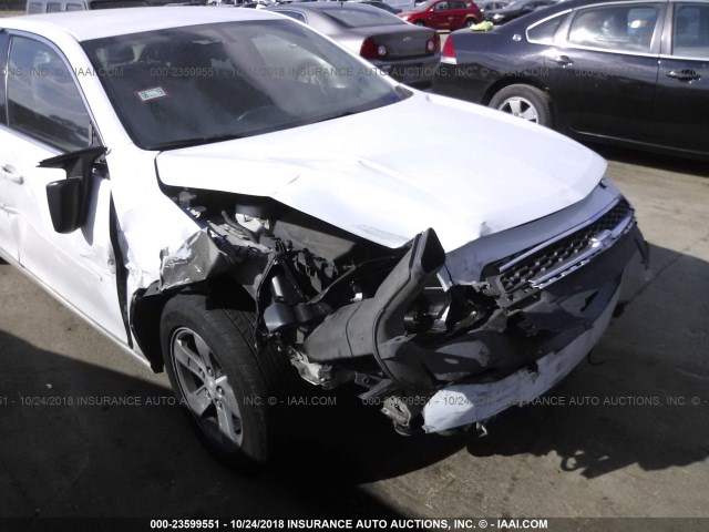 1G11B5SA4DF236244 - 2013 CHEVROLET MALIBU LS WHITE photo 6