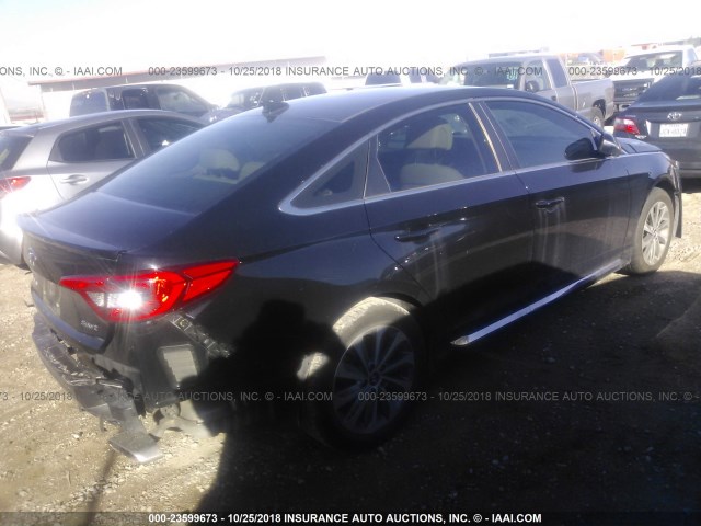 5NPE34AF3GH292392 - 2016 HYUNDAI SONATA SPORT/LIMITED BLACK photo 4