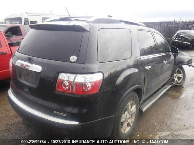 1GKEV33D79J184338 - 2009 GMC ACADIA BLACK photo 4