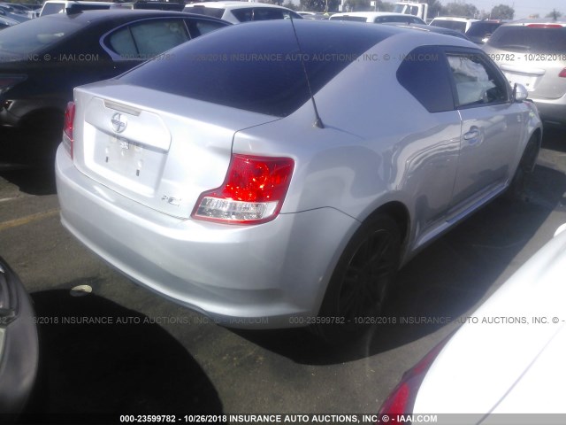 JTKJF5C76C3036098 - 2012 TOYOTA SCION TC 银色 照片 4