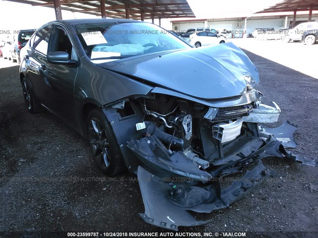 1C3CDFBA7DD323121 - 2013 DODGE DART SXT GRAY photo 1