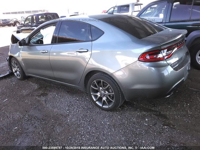 1C3CDFBA7DD323121 - 2013 DODGE DART SXT GRAY photo 3