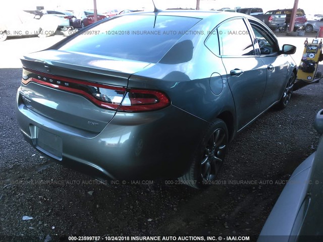 1C3CDFBA7DD323121 - 2013 DODGE DART SXT GRAY photo 4