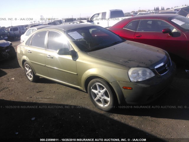 KL5JD56ZX6K260243 - 2006 SUZUKI FORENZA GREEN photo 1