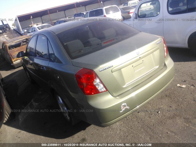 KL5JD56ZX6K260243 - 2006 SUZUKI FORENZA GREEN photo 3