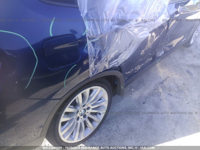 WBAVM1C54EVW48133 - 2014 BMW X1 SDRIVE28I BLUE photo 6