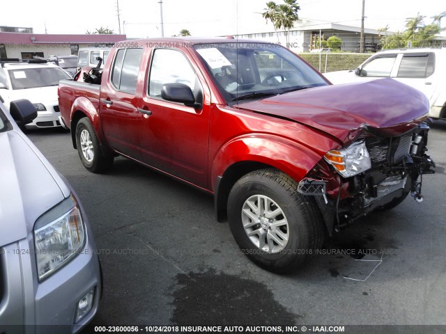 1N6AD0ER1JN761752 - 2018 NISSAN FRONTIER S/SV/SL/PRO-4X RED photo 1