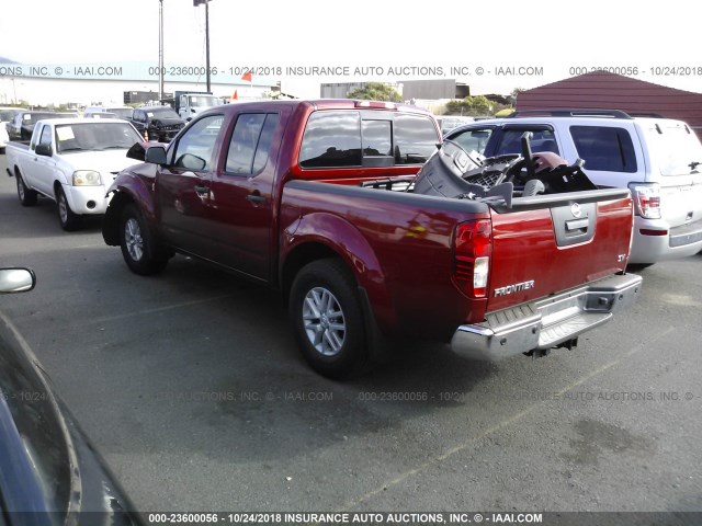 1N6AD0ER1JN761752 - 2018 NISSAN FRONTIER S/SV/SL/PRO-4X RED photo 3