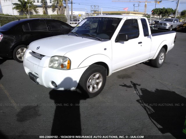 1N6DD26T34C446115 - 2004 NISSAN FRONTIER KING CAB XE WHITE photo 2