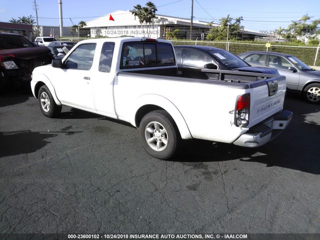 1N6DD26T34C446115 - 2004 NISSAN FRONTIER KING CAB XE WHITE photo 3