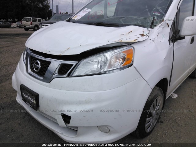 3N6CM0KN2FK722174 - 2015 NISSAN NV200 2.5S/2.5SV WHITE photo 6