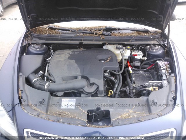 1G1ZB5E16BF337331 - 2011 CHEVROLET MALIBU LS 蓝色 照片 10