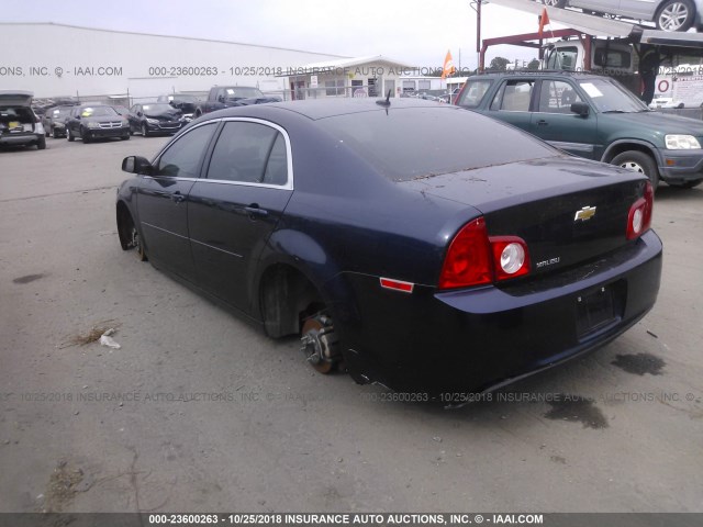 1G1ZB5E16BF337331 - 2011 CHEVROLET MALIBU LS 蓝色 照片 3