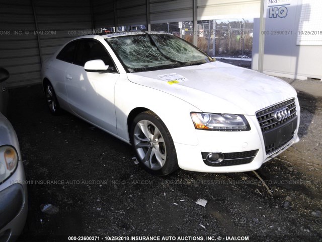 WAULFAFR6CA043406 - 2012 AUDI A5 PREMIUM PLUS WHITE photo 1