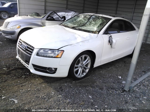 WAULFAFR6CA043406 - 2012 AUDI A5 PREMIUM PLUS WHITE photo 2