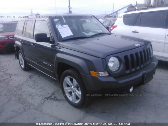 1C4NJPFB7HD182885 - 2017 JEEP PATRIOT LATITUDE GRAY photo 1