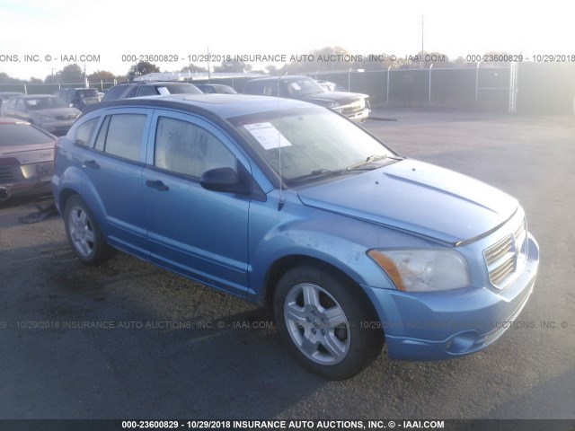 1B3HB48BX8D526491 - 2008 DODGE CALIBER SXT BLUE photo 1