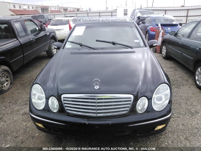 WDBUF65J23A188795 - 2003 MERCEDES-BENZ E 320 BLACK photo 6