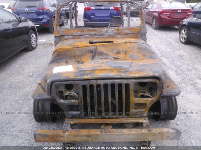 2J4FY29S3NJ543769 - 1992 JEEP WRANGLER / YJ  GRAY photo 6