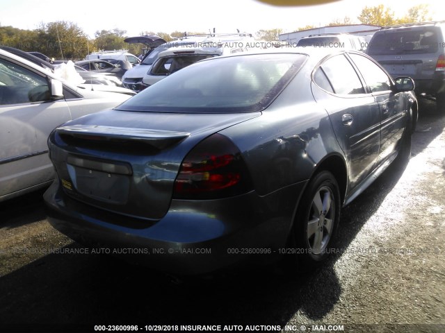 2G2WP552571135121 - 2007 PONTIAC GRAND PRIX TEAL photo 4
