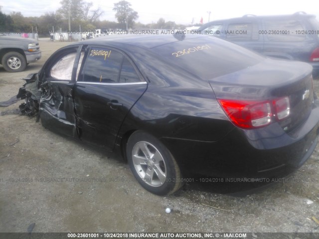 1G11C5SL2EF234749 - 2014 CHEVROLET MALIBU 1LT შავი ფოტო 3