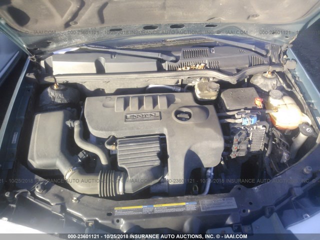 1G8AJ55F07Z111126 - 2007 SATURN ION LEVEL 2 绿色 照片 10