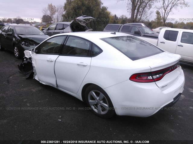 1C3CDFBB6GD717352 - 2016 DODGE DART SXT WHITE photo 3