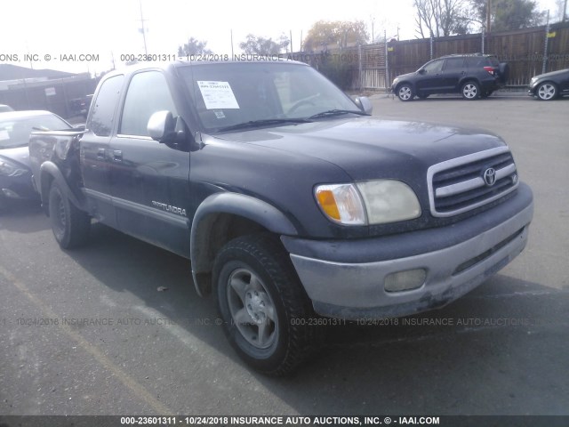 5TBBT44162S275021 - 2002 TOYOTA TUNDRA ACCESS CAB/ACCESS CAB SR5 BLACK photo 1