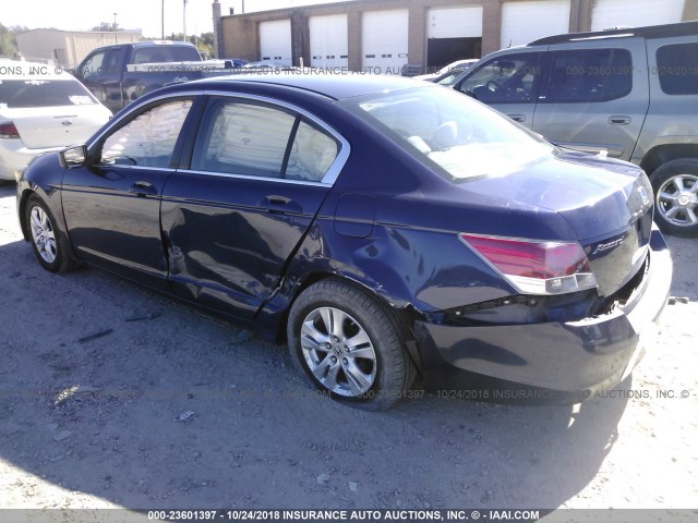 1HGCP2F45AA152710 - 2010 HONDA ACCORD LXP BLUE photo 3