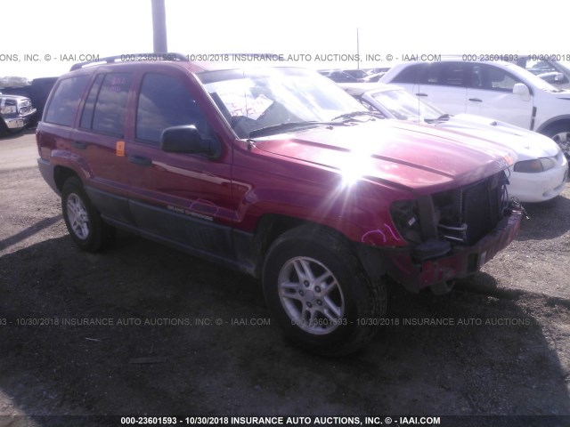 1J4GX48S74C258330 - 2004 JEEP GRAND CHEROKEE LAREDO/COLUMBIA/FREEDOM 红色 照片 1
