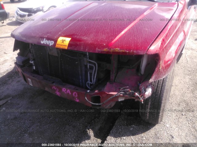 1J4GX48S74C258330 - 2004 JEEP GRAND CHEROKEE LAREDO/COLUMBIA/FREEDOM 红色 照片 6