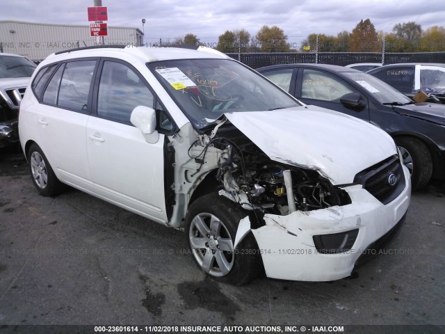 KNAFG525877081758 - 2007 KIA RONDO LX/EX WHITE photo 1