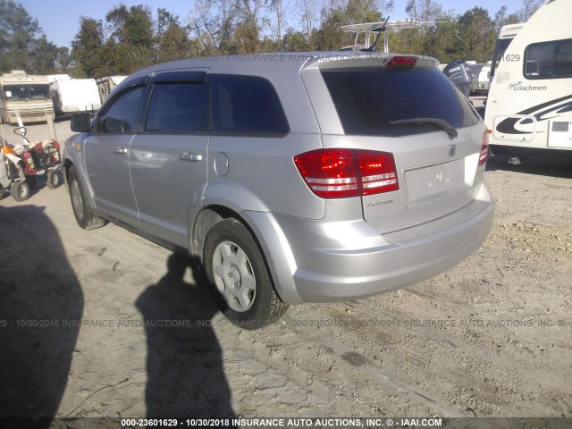 3D4PG4FB2AT169213 - 2010 DODGE JOURNEY SE SILVER photo 3