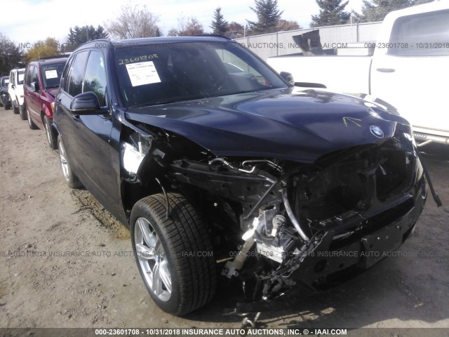 5UXKR6C57E0J73383 - 2014 BMW X5 XDRIVE50I BLUE photo 1