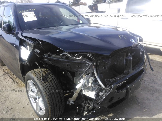 5UXKR6C57E0J73383 - 2014 BMW X5 XDRIVE50I BLUE photo 6
