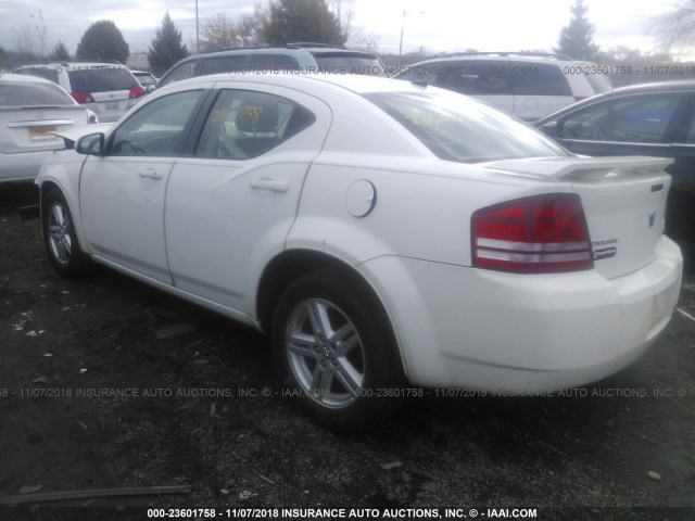 1B3CC5FB4AN230415 - 2010 DODGE AVENGER R/T WHITE photo 3