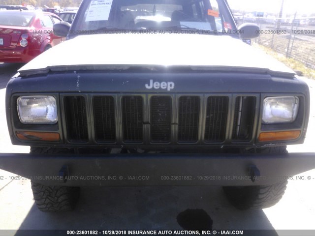 1J4FJ78S6WL184738 - 1998 JEEP CHEROKEE LIMITED GREEN photo 6