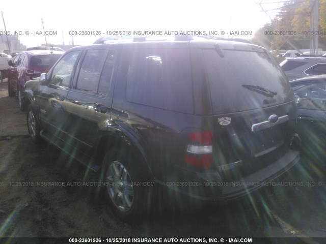 1FMEU75826UA85311 - 2006 FORD EXPLORER LIMITED BLACK photo 3